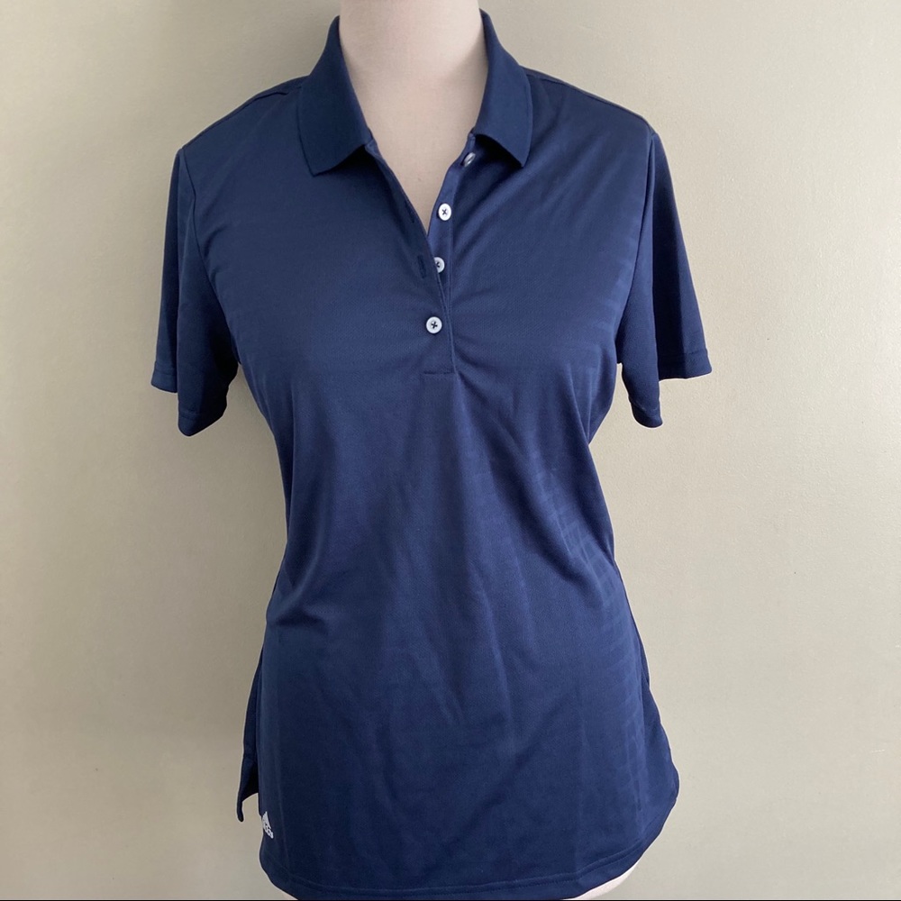 NWT | ADIDAS Women’s Polo Golf shirt navy blue sz M